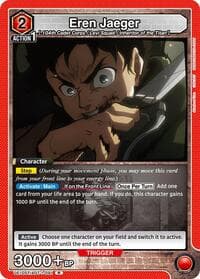 Eren Jaeger (091) - UE10ST: Attack on Titan Starter Deck - Union Arena card