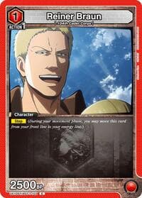 Reiner Braun - UE10ST: Attack on Titan Starter Deck - Union Arena card
