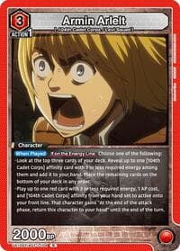 Armin Arlelt (104) - UE10ST: Attack on Titan Starter Deck - Union Arena card