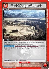 Cadet Corps Grounds - UE10ST: Attack on Titan Starter Deck - Union Arena card