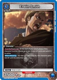 Erwin Smith - UE10ST: Attack on Titan Starter Deck - Union Arena card
