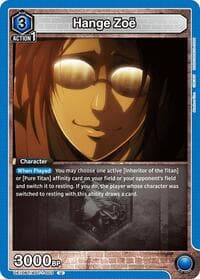 Hange Zoe (003) - UE10BT: Attack on Titan - Union Arena card