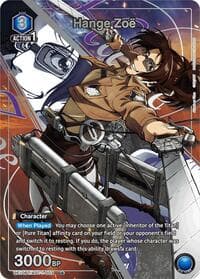 Hange Zoe (003) (U*) - UE10BT: Attack on Titan - Union Arena card