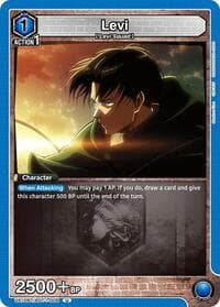 Levi (008) - UE10BT: Attack on Titan - Union Arena card