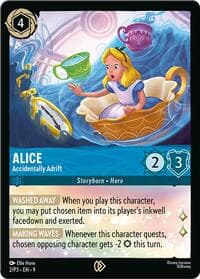 Alice - Accidentally Adrift - Disney Lorcana Promo Cards - Disney Lorcana card