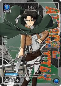 Levi (008) (U*) - UE10BT: Attack on Titan - Union Arena card