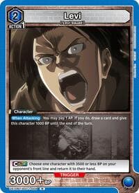 Levi (009) - UE10BT: Attack on Titan - Union Arena card