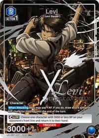 Levi (009) (R*) - UE10BT: Attack on Titan - Union Arena card
