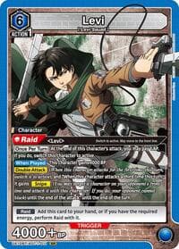 Levi (011) - UE10BT: Attack on Titan - Union Arena card