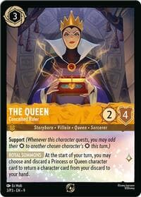The Queen - Conceited Ruler - Disney Lorcana Promo Cards - Disney Lorcana card