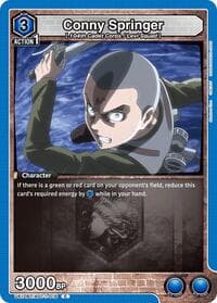 Conny Springer (016) - UE10BT: Attack on Titan - Union Arena card