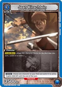 Jean Kirschtein (018) - UE10BT: Attack on Titan - Union Arena card