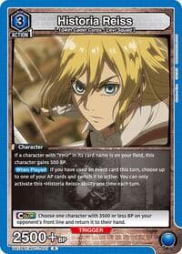 Historia Reiss (021) - UE10BT: Attack on Titan - Union Arena card