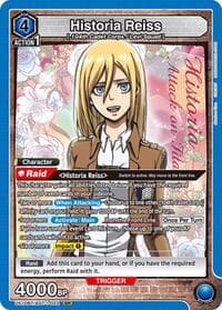 Historia Reiss (022) - UE10BT: Attack on Titan - Union Arena card