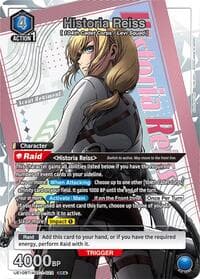 Historia Reiss (022) (SR*) - UE10BT: Attack on Titan - Union Arena card