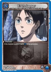 Eren Jaeger (026) - UE10BT: Attack on Titan - Union Arena card