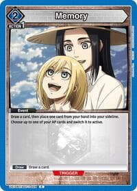 Memory - UE10BT: Attack on Titan - Union Arena card