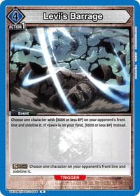 Levi's Barrage - UE10BT: Attack on Titan - Union Arena card