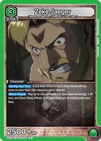 Zeke Jaeger (047) - UE10BT: Attack on Titan - Union Arena card