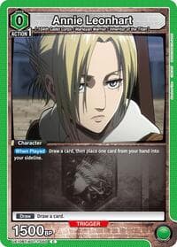 Annie Leonhart (050) - UE10BT: Attack on Titan - Union Arena card