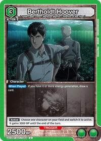 Bertholdt Hoover (055) - UE10BT: Attack on Titan - Union Arena card