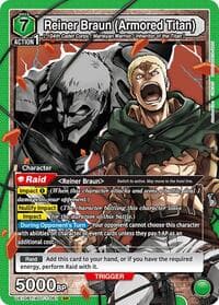 Reiner Braun (Armored Titan) - UE10BT: Attack on Titan - Union Arena card