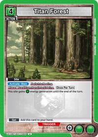 Titan Forest - UE10BT: Attack on Titan - Union Arena card