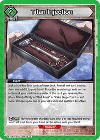 Titan Injection - UE10BT: Attack on Titan - Union Arena card