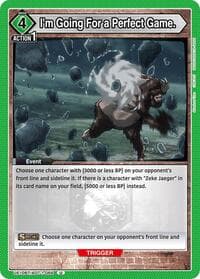 I'm Going For a Perfect Game. - UE10BT: Attack on Titan - Union Arena card