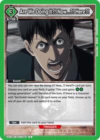 Are We Doing It?! Now...?! Here?! - UE10BT: Attack on Titan - Union Arena card