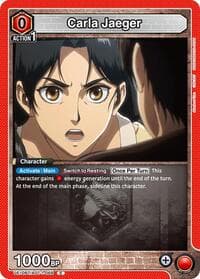 Carla Jaeger - UE10BT: Attack on Titan - Union Arena card