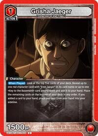 Grisha Jaeger - UE10BT: Attack on Titan - Union Arena card