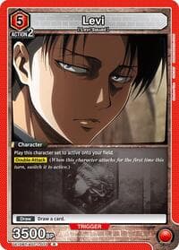 Levi (073) - UE10BT: Attack on Titan - Union Arena card
