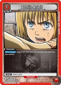 Armin Arlelt (075) - UE10BT: Attack on Titan - Union Arena card