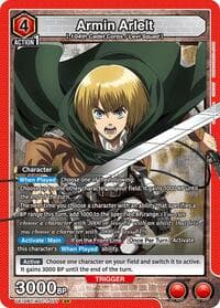 Armin Arlelt (077) - UE10BT: Attack on Titan - Union Arena card