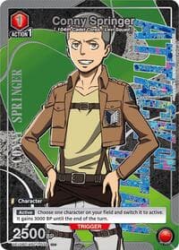 Conny Springer (079) (U*) - UE10BT: Attack on Titan - Union Arena card