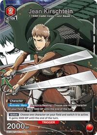 Jean Kirschtein (084) (U*) - UE10BT: Attack on Titan - Union Arena card