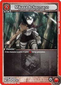 Mikasa Ackermann (087) - UE10BT: Attack on Titan - Union Arena card
