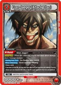 Eren Jaeger (Attack Titan) (093) - UE10BT: Attack on Titan - Union Arena card