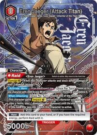 Eren Jaeger (Attack Titan) (094) (SR*) - UE10BT: Attack on Titan - Union Arena card