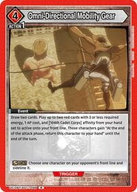 Omni-Directional Mobility Gear - UE10BT: Attack on Titan - Union Arena card