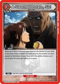 A Steamed Potato, Sir! - UE10BT: Attack on Titan - Union Arena card