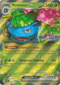 Venusaur ex (Stellar Crown Stamp) - Miscellaneous Cards & Products - Pokemon card