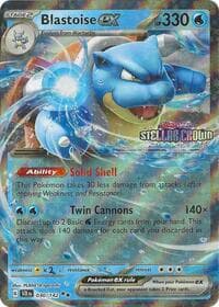 Blastoise ex (Stellar Crown Stamp) - Miscellaneous Cards & Products - Pokemon card