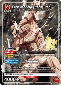 Eren Jaeger (Attack Titan) (093) - Union Arena Promotion Cards - Union Arena card