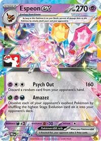 Espeon ex - Prize Pack Series Cards - Pokemon card