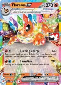 Flareon ex - Prize Pack Series Cards - Pokemon card