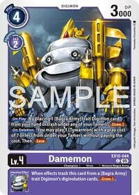 Damemon - Sinister Order - Digimon Card Game card
