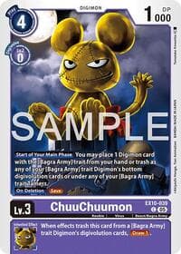 ChuuChuumon - Sinister Order - Digimon Card Game card