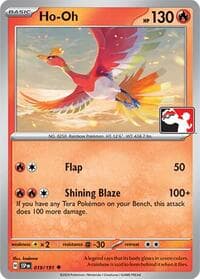 Ho-Oh - Prize Pack Series Cards - Pokemon card